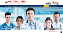 Desktop Screenshot of drugtestvalley.com